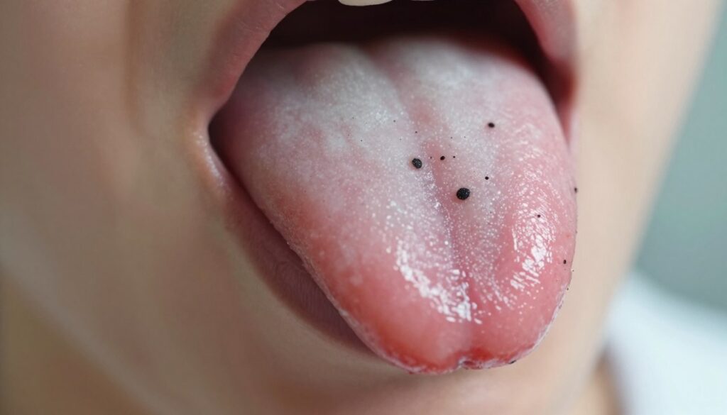 Black Spots on Tongue