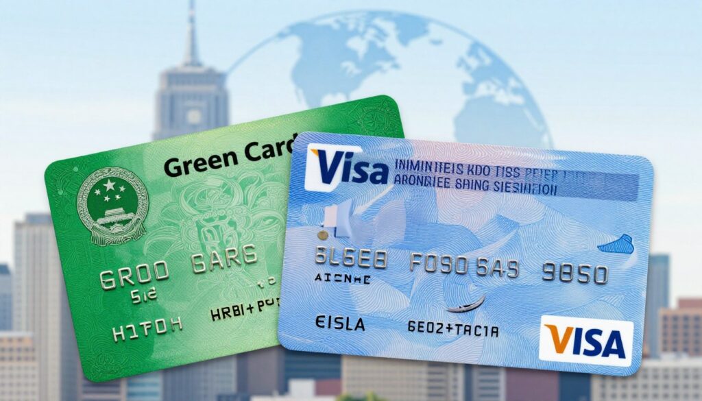 Green Card vs Visa