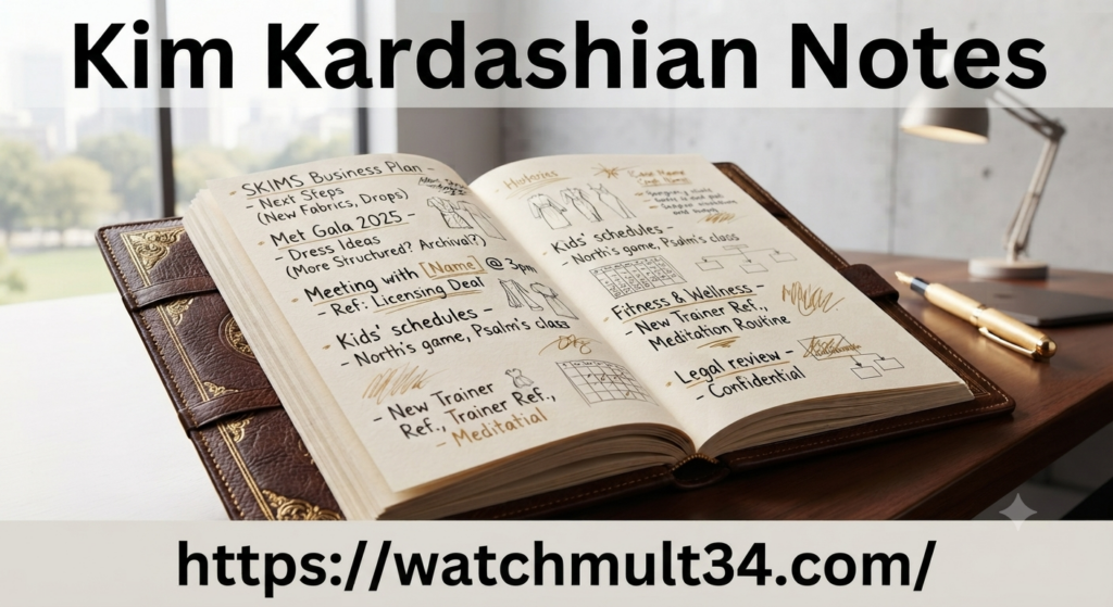 Kim Kardashian Notes: 12 Facts, Law Study and Perfumes Kim Kardashian Notes